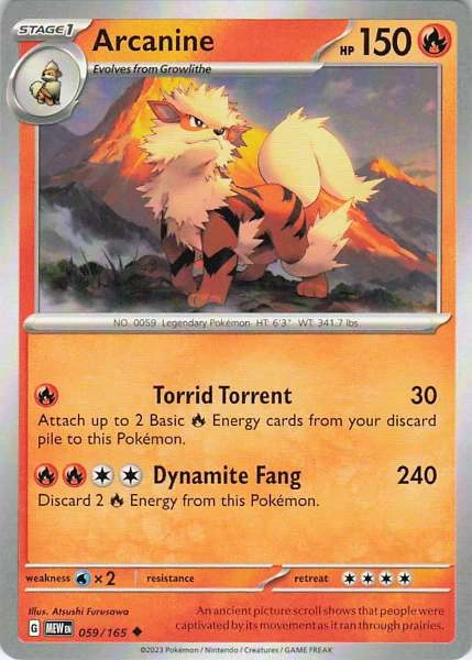 Arcanine - 151 #059/165