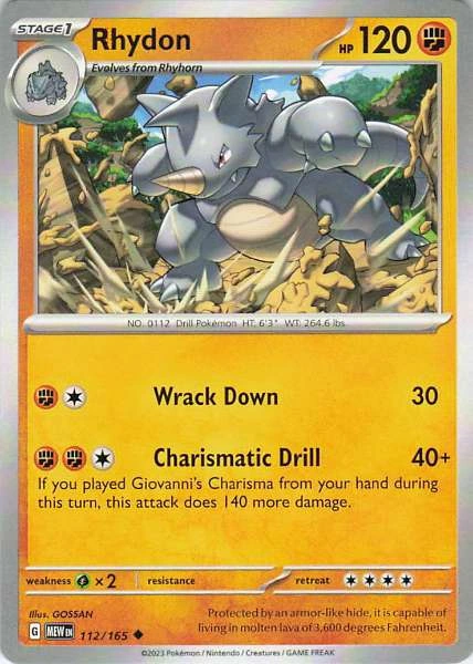 Rhydon - 151 #112/165