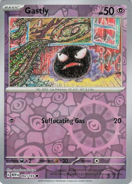 Gastly - Scarlet & Violet 151 #092/165
