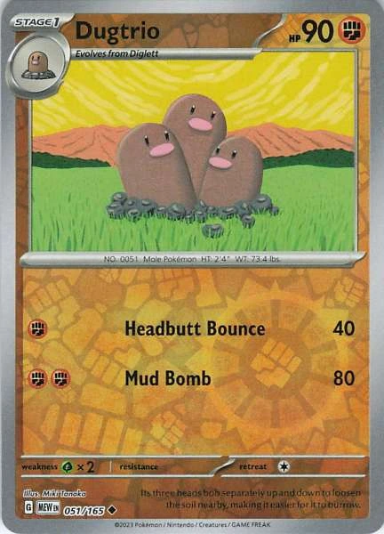 Dugtrio - 151 #051/165
