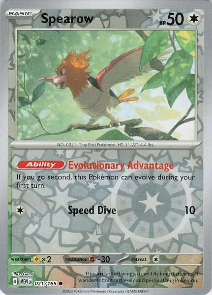 Spearow - Scarlet & Violet 151 #021/165