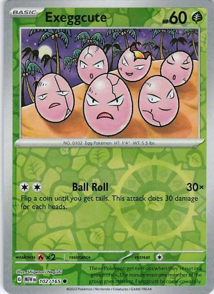 Exeggcute - Scarlet & Violet 151 #102/165