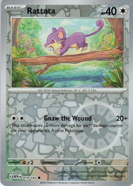 Rattata - 151 #019/165