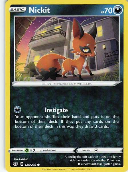 Nickit - Sword & Shield Base Set #125/202