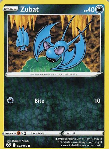 Zubat - Silver Tempest #103/195