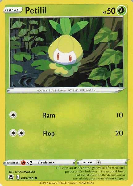 Petilil - Silver Tempest #009/195