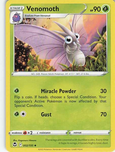 Venomoth - Silver Tempest #002/195