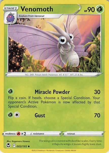 Venomoth - Silver Tempest #002/195