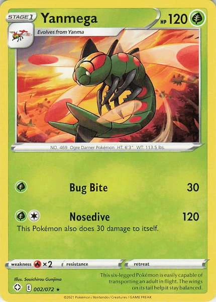 Yanmega - Shining Fates #002/072