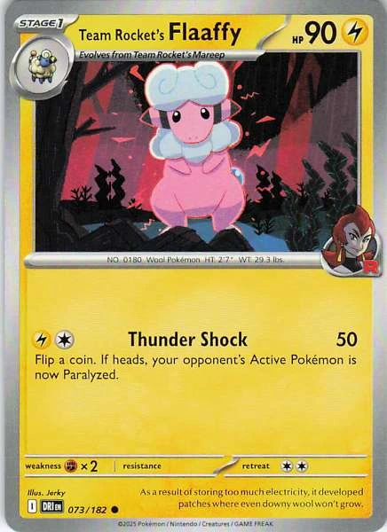 Team Rocket's Flaaffy - Destined Rivals #073/182