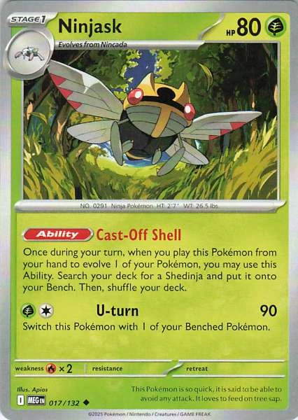 Ninjask - Mega Evolution #017/132
