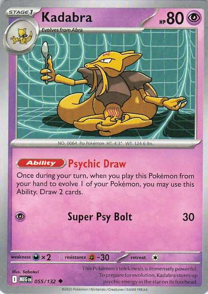 Kadabra - Mega Evolution #055/132