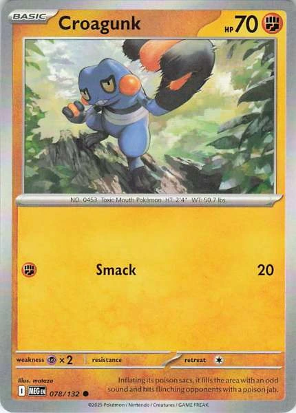 Croagunk - Mega Evolutions #078/132