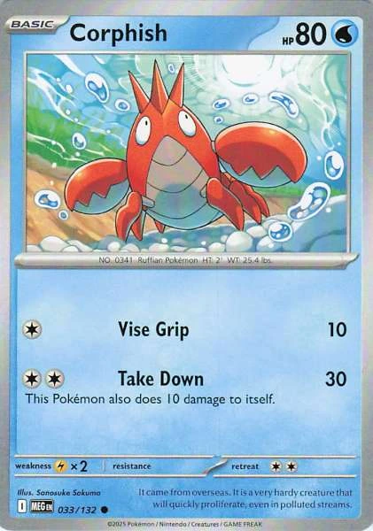 Corphish - Mega Evolution #033/132