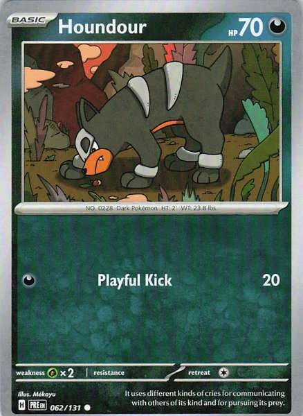 Houndour - Prismatic Evolutions #062/131