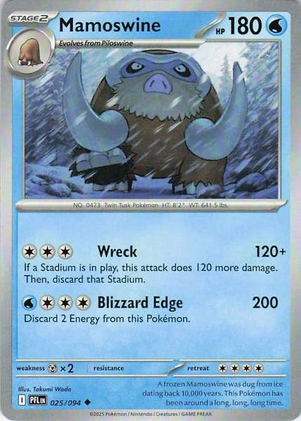 Mamoswine - Phantasmal Flames #025/094