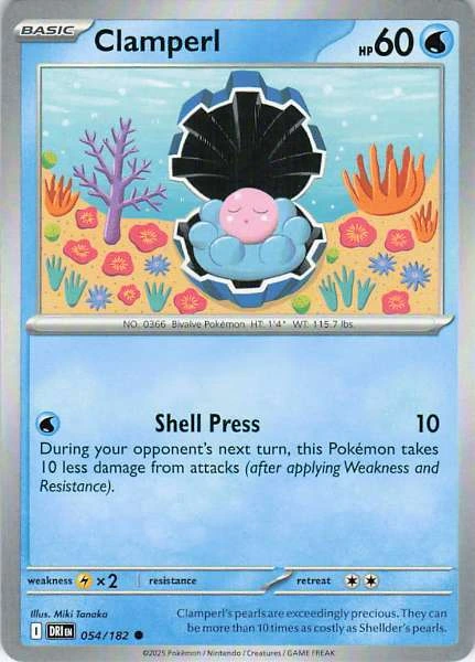 Clamperl - Destined Rivals #054/182