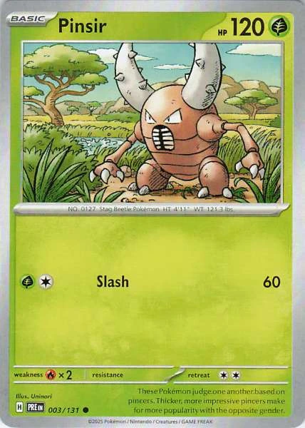 Pinsir - Prismatic Evolutions #003/131