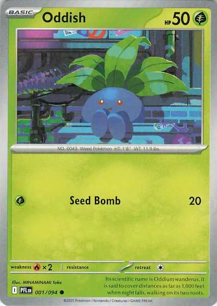 Oddish - Phantasmal Flames #001/094