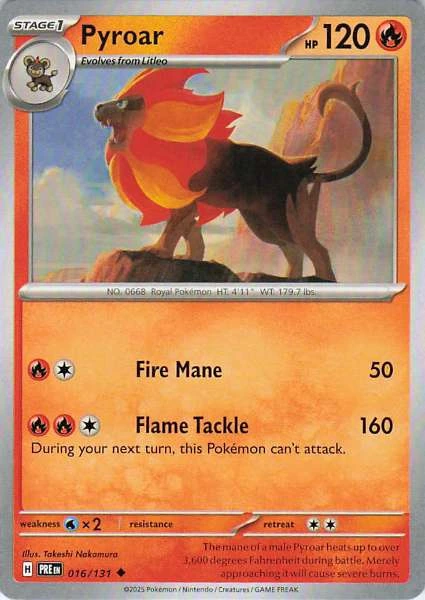 Pyroar - Prismatic Evolutions #016/131