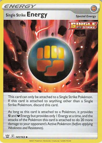 Single Strike Energy - Battle Styles #141/163