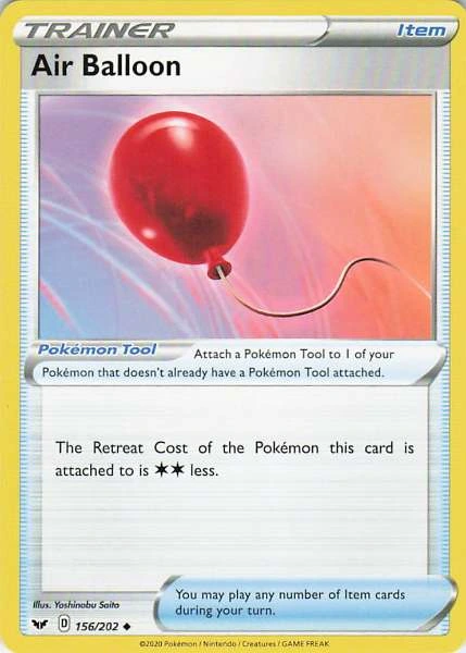 Air Balloon - Sword & Shield Base Set #156/202