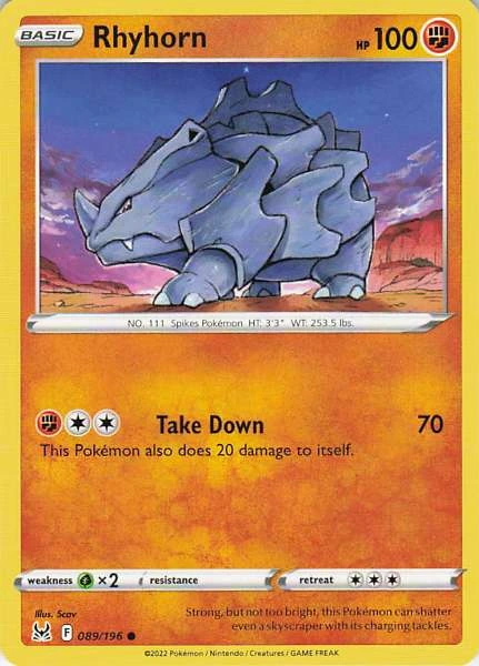 Rhyhorn - Lost Origin #089/196
