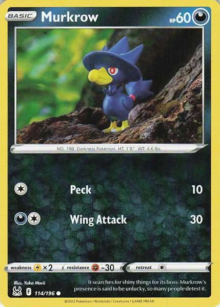 Murkrow - Lost Origin #114/196