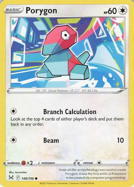 Porygon - Lost Origin #140/196
