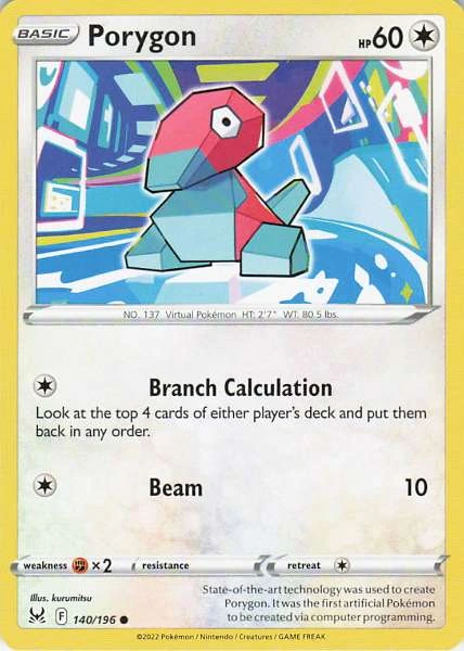 Porygon - Lost Origin #140/196
