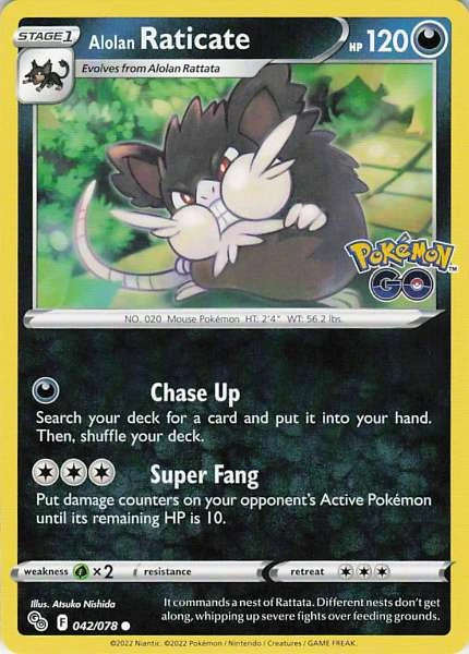 Alolan Raticate - Pokémon GO #042/078