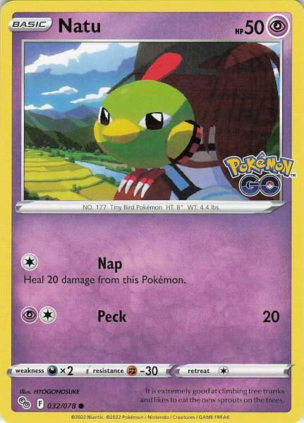 Natu - Pokémon GO #032/078