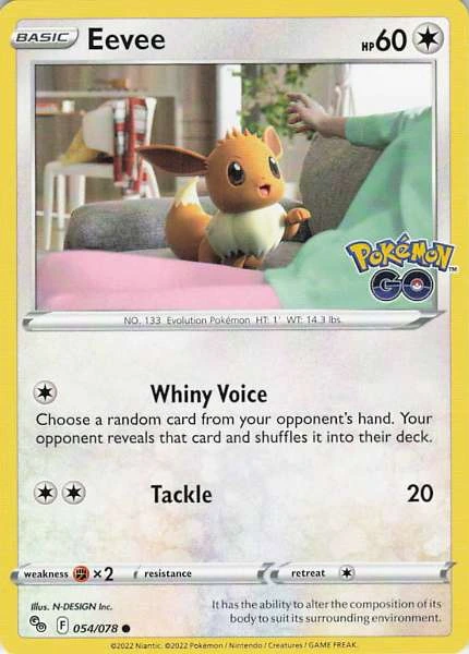 Eevee - Pokemon GO #054/078