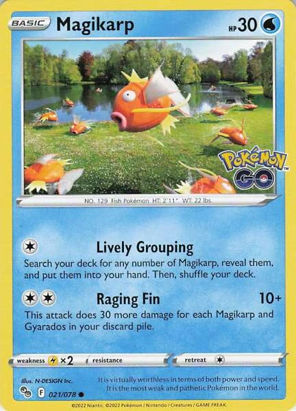 Magikarp - Pokemon GO #021/078