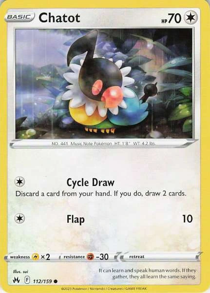 Chatot - Crown Zenith #112/159