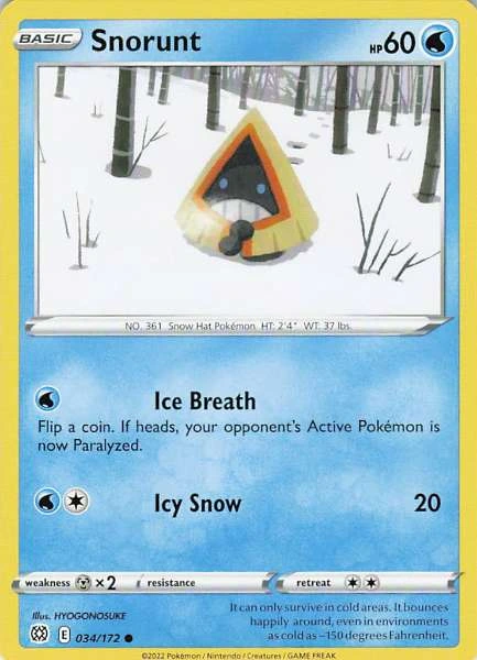 Snorunt - Brilliant Stars #034/172