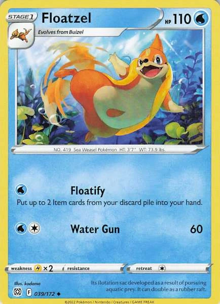 Floatzel - Brilliant Stars #039/172