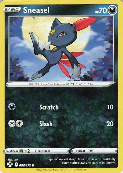 Sneasel - Brilliant Stars #086/172