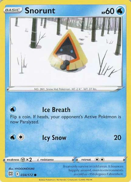 Snorunt - Brilliant Stars #034/172