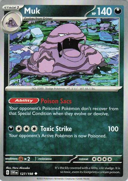 Muk - Scarlet & Violet #127/198