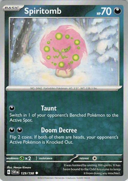 Spiritomb - Scarlet & Violet #129/198