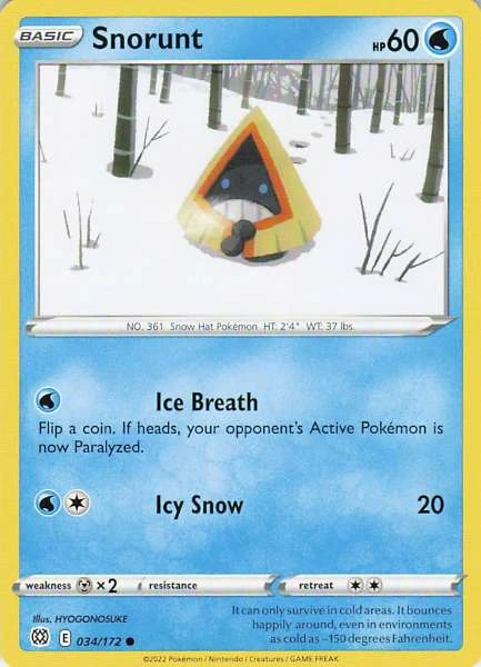 Snorunt - Brilliant Stars #034/172