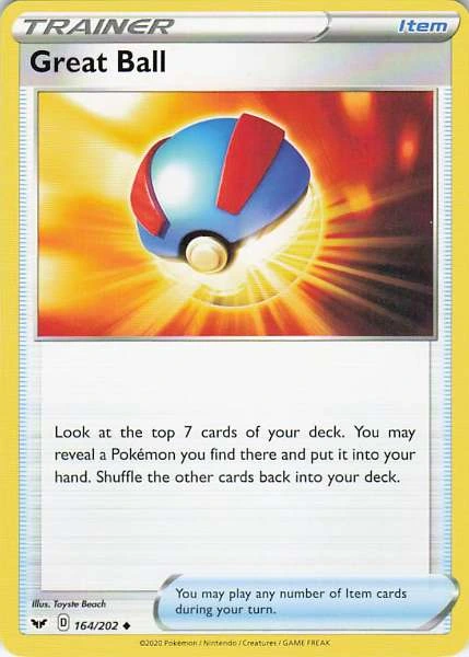 Great Ball - Sword & Shield #164/202