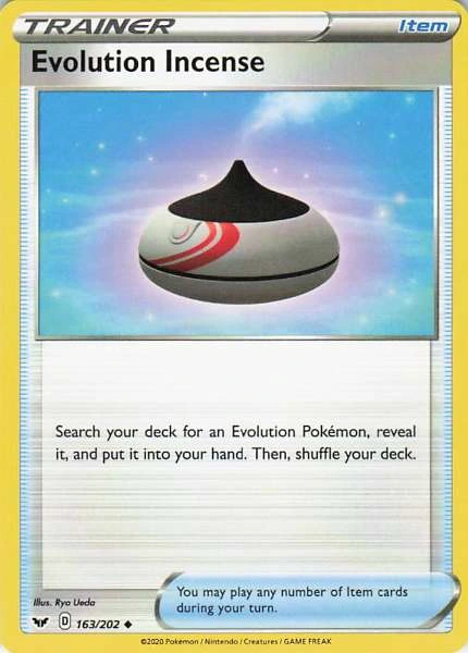 Evolution Incense - Sword & Shield Base Set #163/202