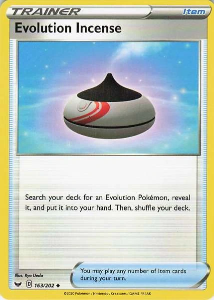 Evolution Incense - Sword & Shield Base Set #163/202
