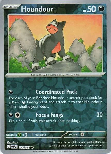 Houndour - Obsidian Flames #131/197