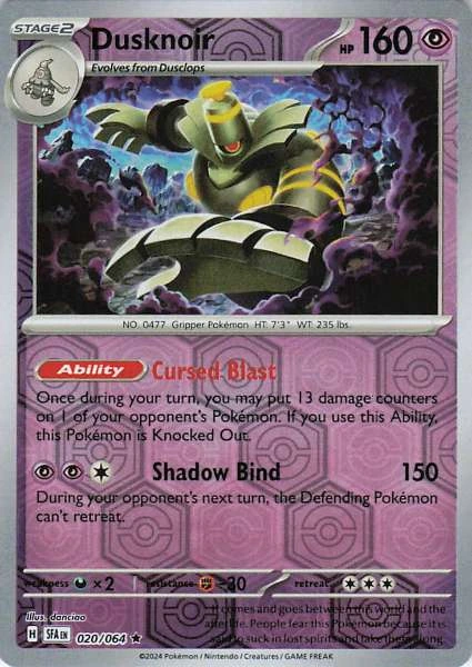 Dusknoir - Shrouded Fable #020/064