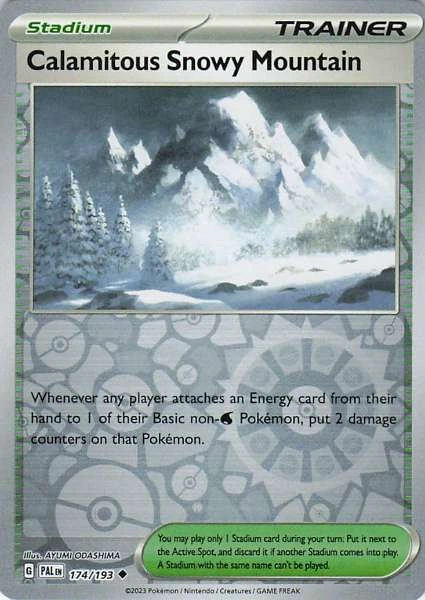 Calamitous Snowy Mountain - Paldea Evolved #174/193
