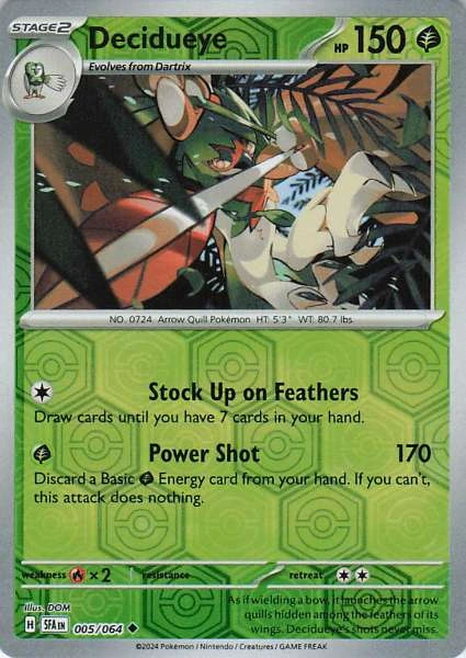 Decidueye - Shrouded Fable / Night Wanderer #005/064