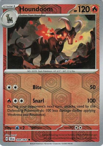 Houndoom - Shrouded Fable #008/064